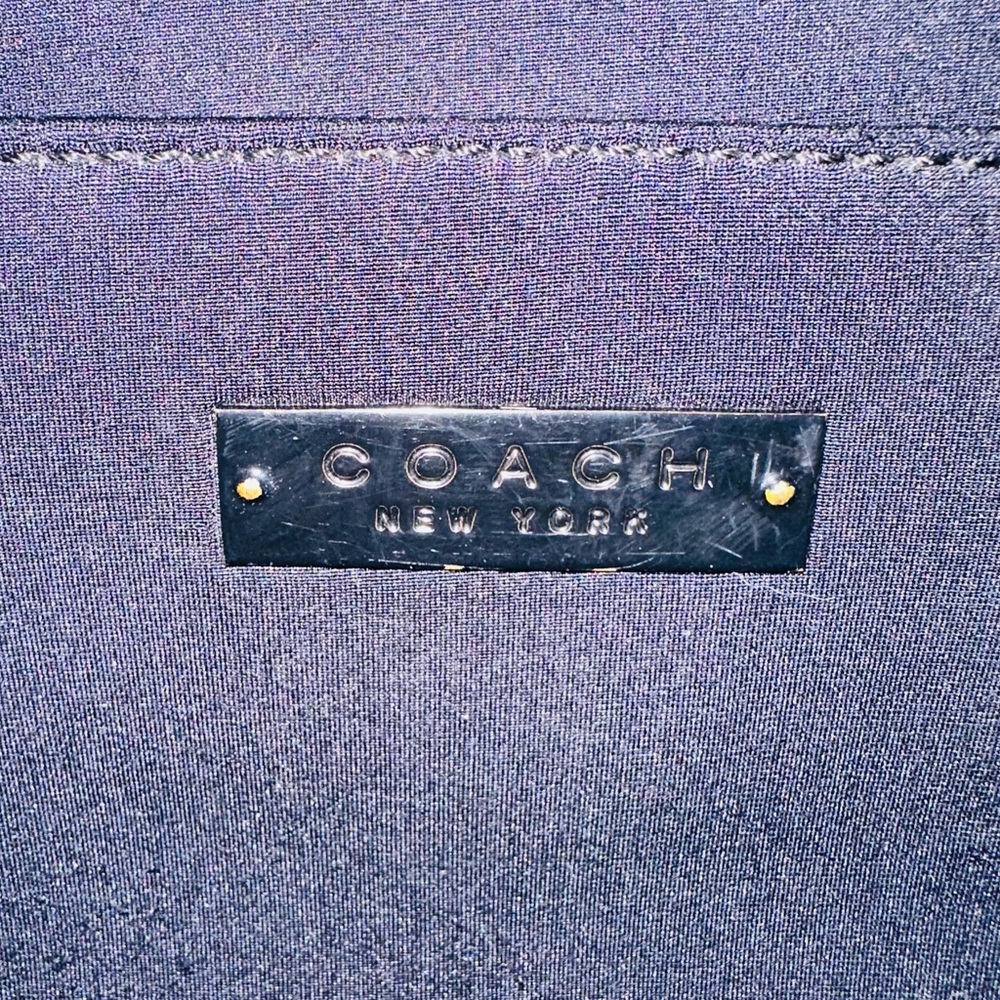 Coach Black Laptop Bag with Polished Finish (Vintage) - Picture 3 of 9